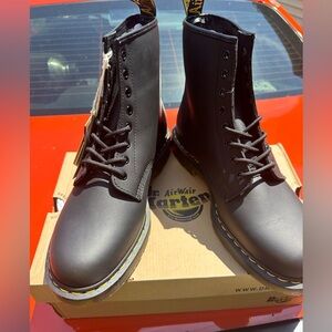 Dr. Martens black leather boot